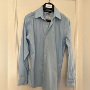 Marc New York Light Blue Geometric Dress Shirt